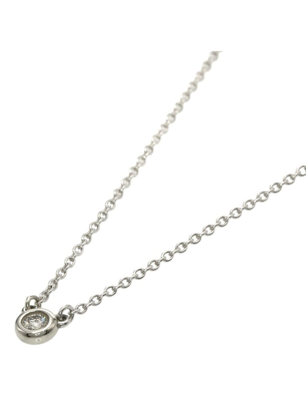 Tiffany & Co by the Yard Diamond Necklace Silver